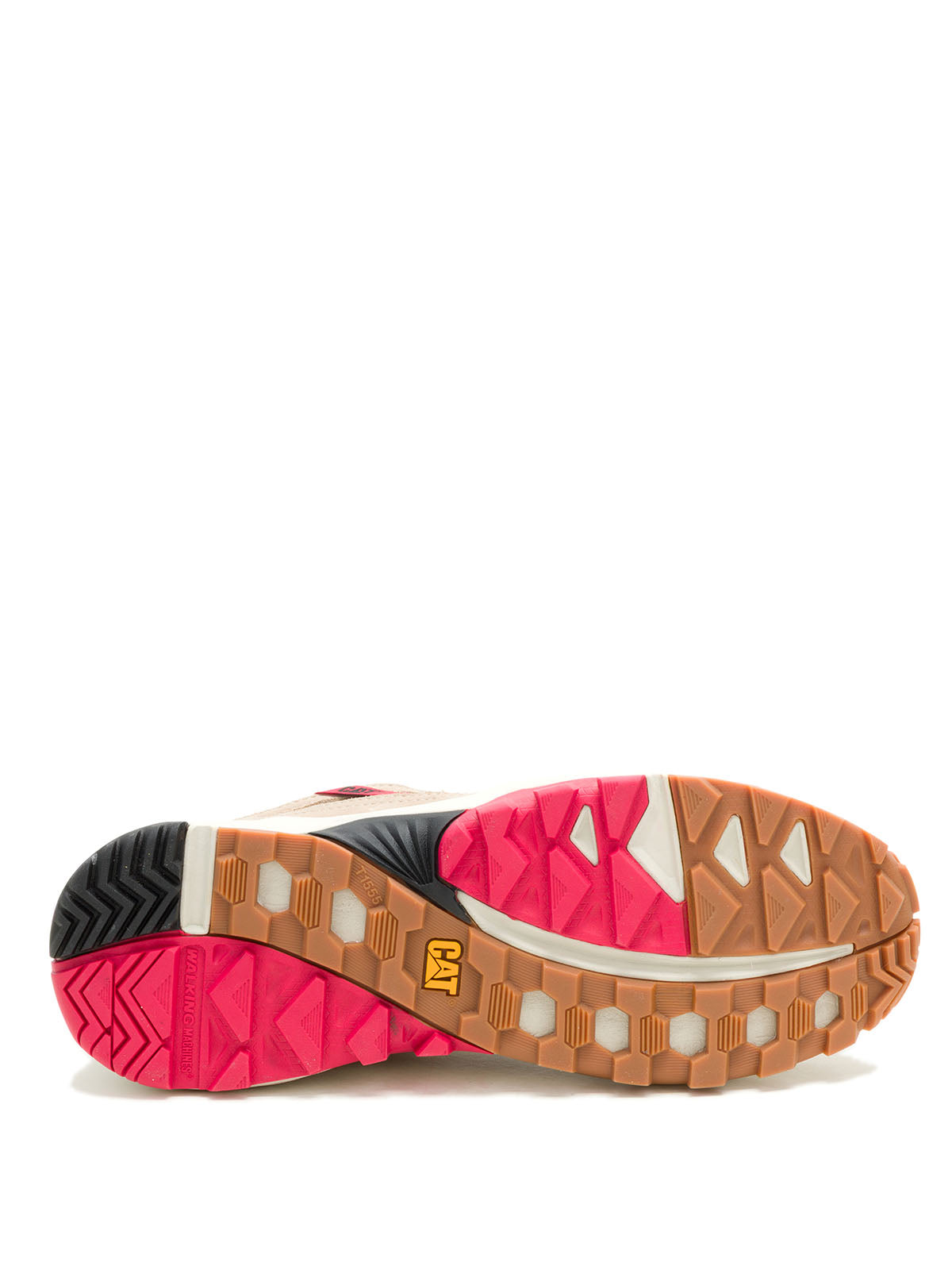 Zapatilla Hombre Grapple Suede Mesh Beige Cat