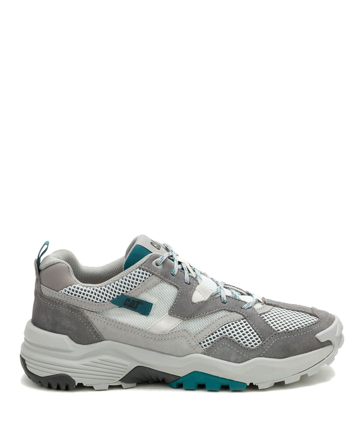 Zapatilla Hombre Grapple Suede Mesh Gris Cat
