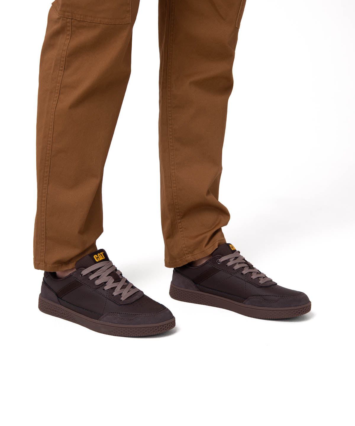 Zapatilla Hombre Pause Retro Leather Café Cat