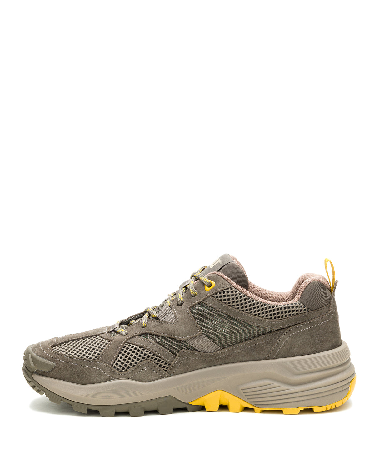 Zapatilla Hombre Grapple Suede Mesh Gris Cat