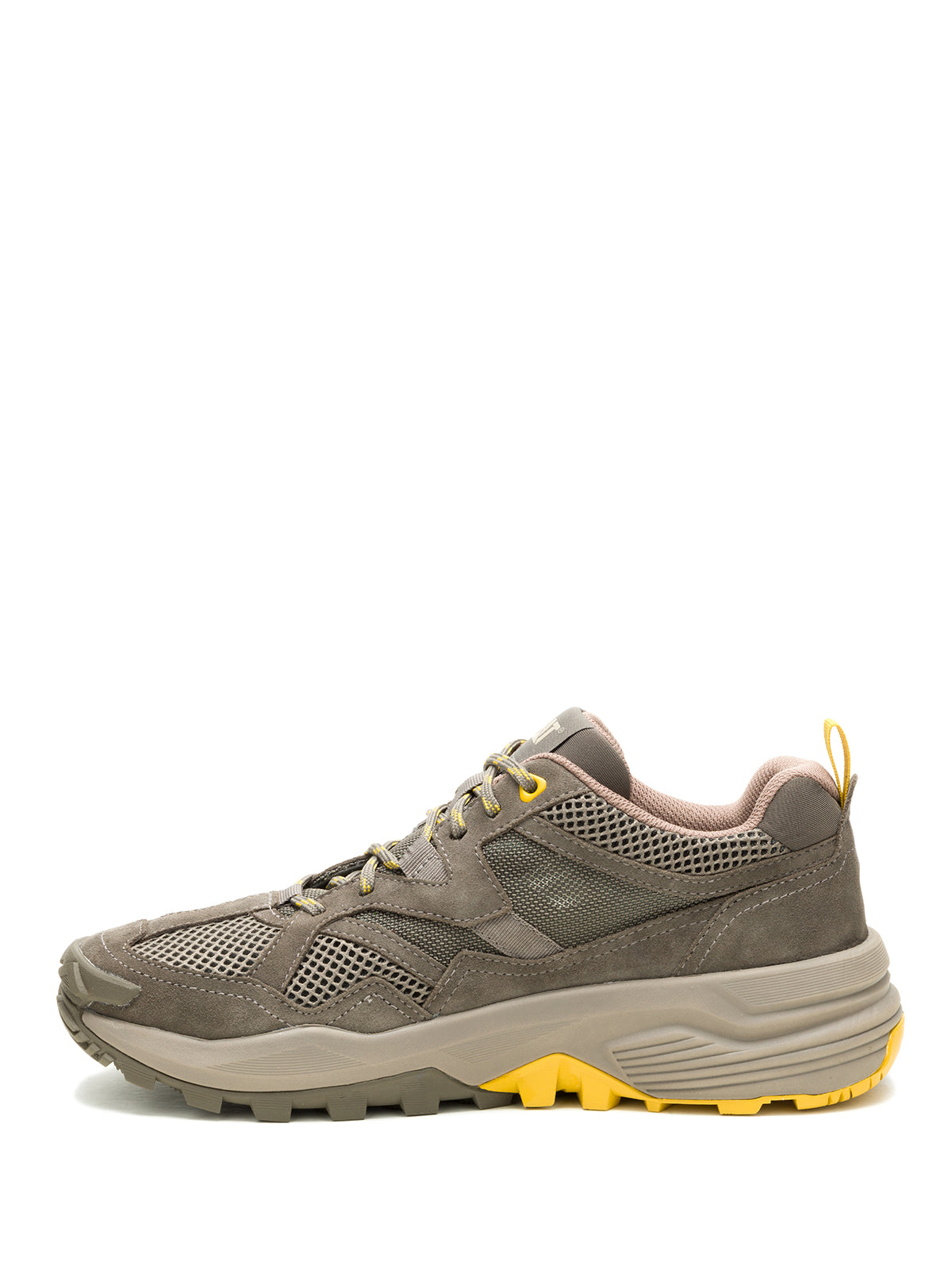 Zapatilla Hombre Grapple Suede Mesh Gris Cat