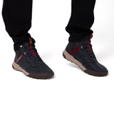 Zapatilla Con Caña Hombre Hex Ready Mid WP Azul Cat