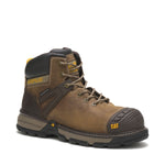 Botín de Cuero Hombre Excavator Superlite WP Café Cat