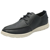 Zapato Cuero Hombre Adam Azul Rockford