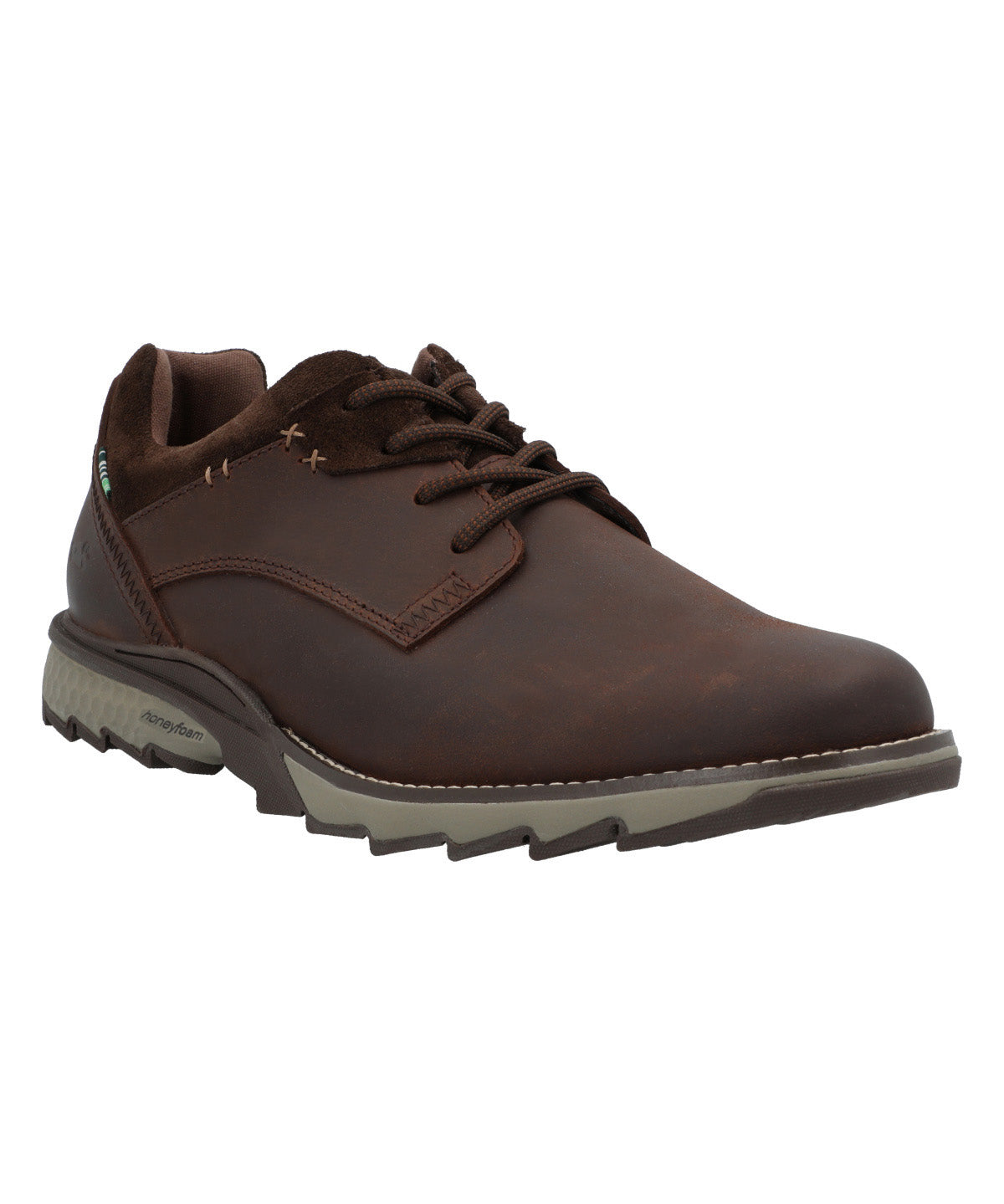 Zapato Cuero Hombre Banff Café Oscuro Rockford