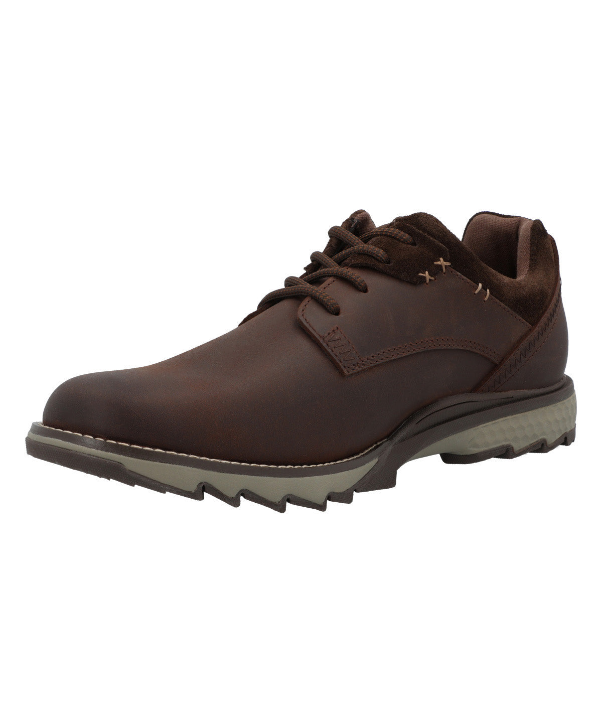 Zapato Cuero Hombre Banff Café Oscuro Rockford