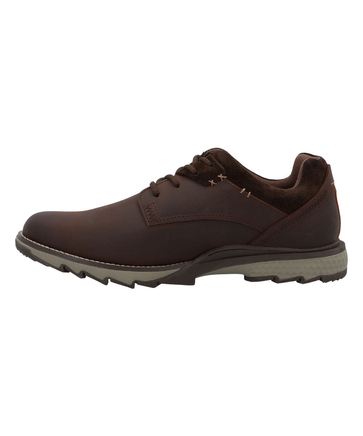 Zapato Cuero Hombre Banff Café Oscuro Rockford