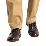 Zapato Cuero Hombre Noce Gris Oscuro Rockford