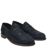 Mocasín Cuero Hombre Oglio Azul Rockford