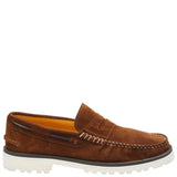 Mocasín Cuero Hombre Piave Café Rockford