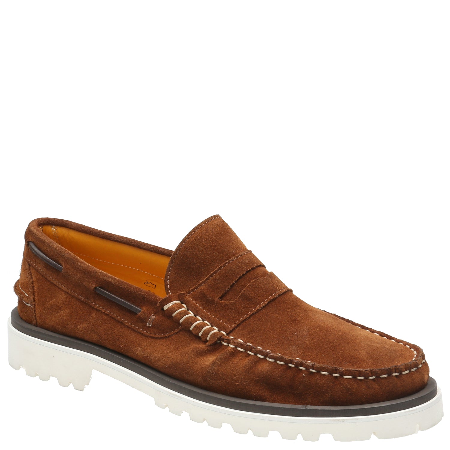 Mocasín Cuero Hombre Piave Café Rockford