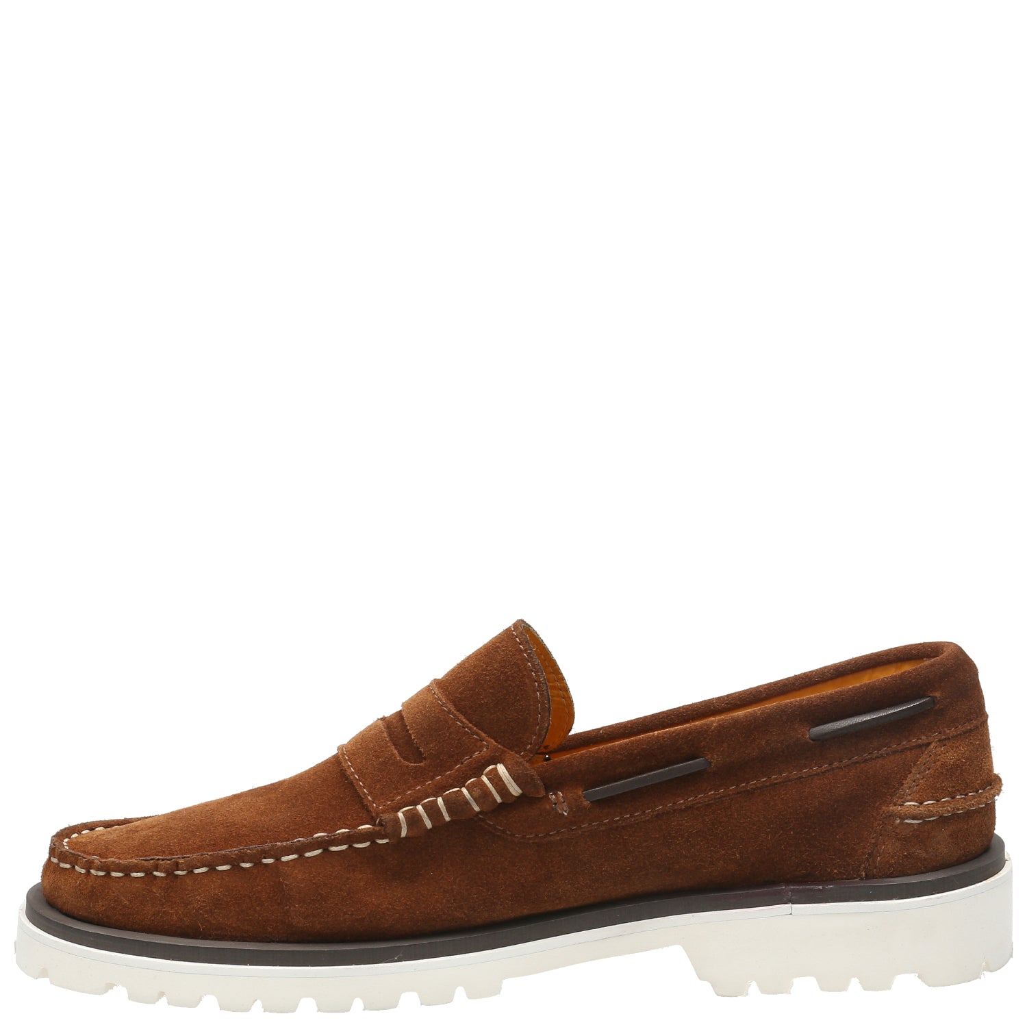 Mocasín Cuero Hombre Piave Café Rockford