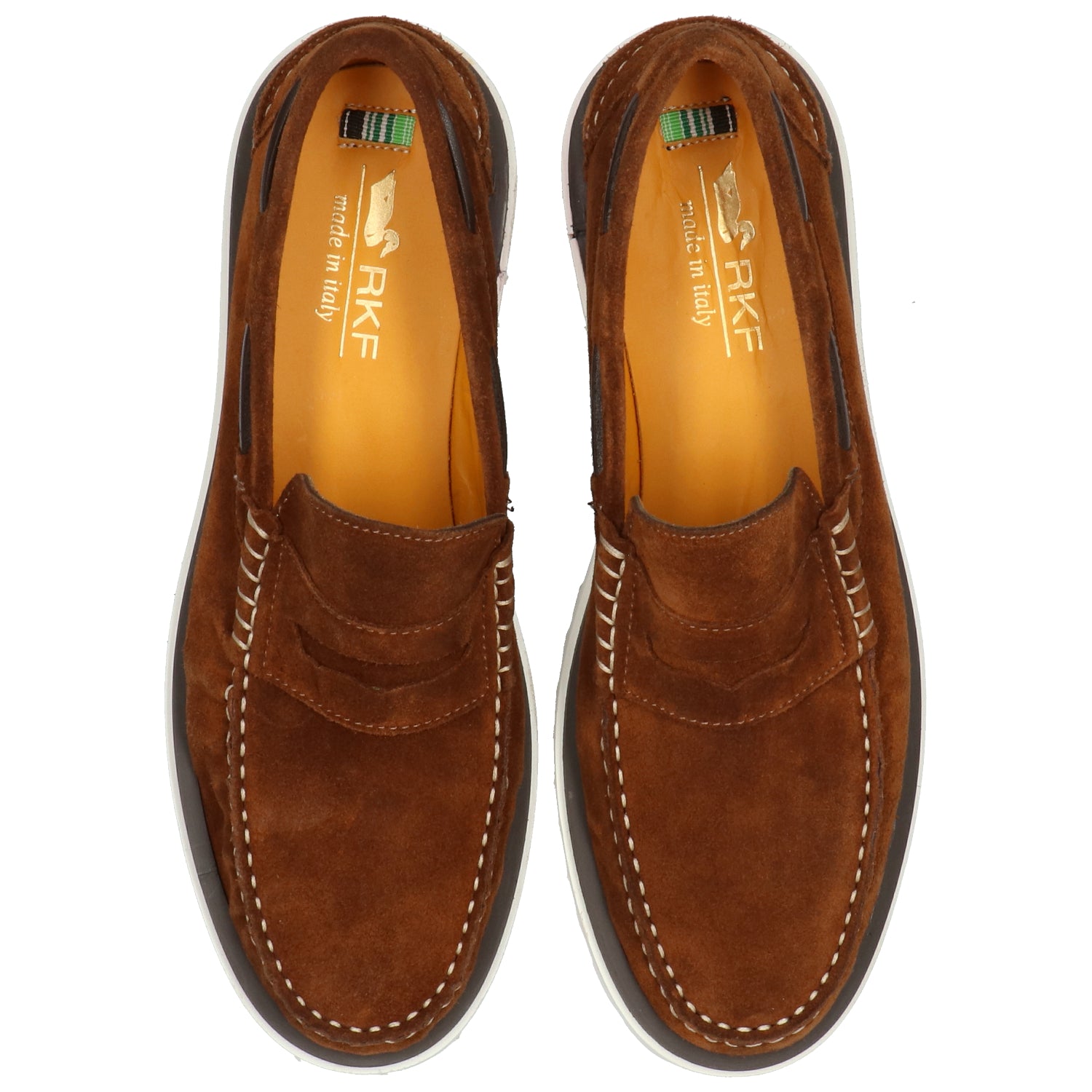 Mocasín Cuero Hombre Piave Café Rockford