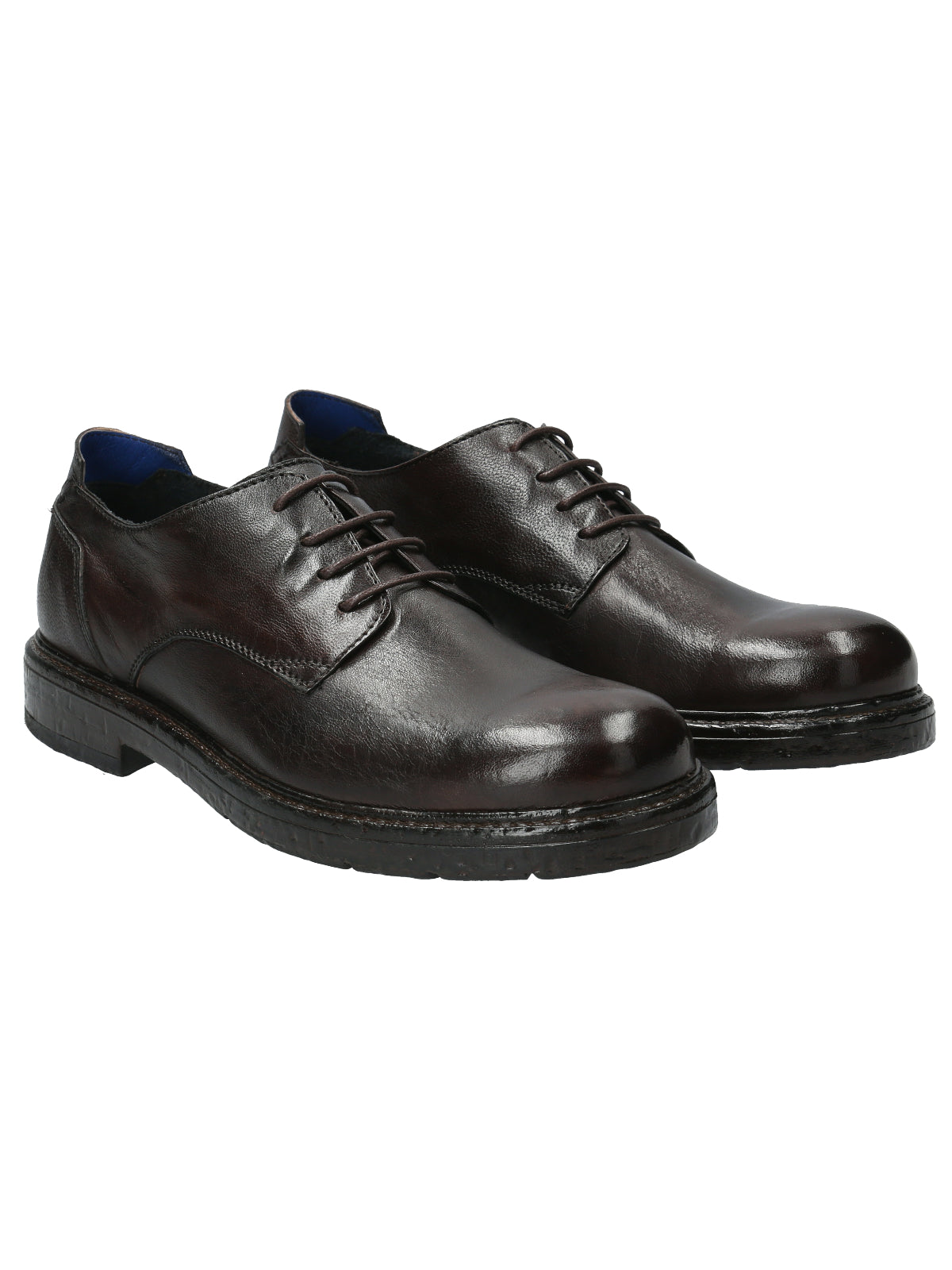 Zapato Cuero Hombre Sabato Café Oscuro Rockford