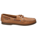 Zapato Cuero Hombre Boat Café Claro Rockford
