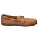 Zapato Cuero Hombre Boat Café Claro Rockford