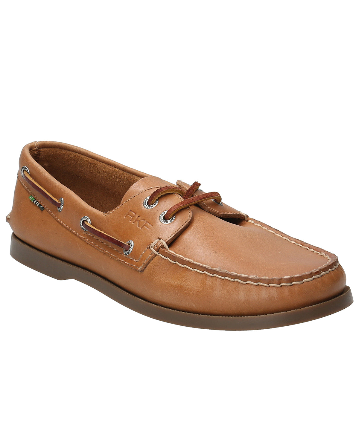 Zapato Cuero Hombre Boat Café Claro Rockford