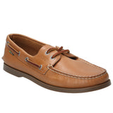Zapato Cuero Hombre Boat Café Claro Rockford