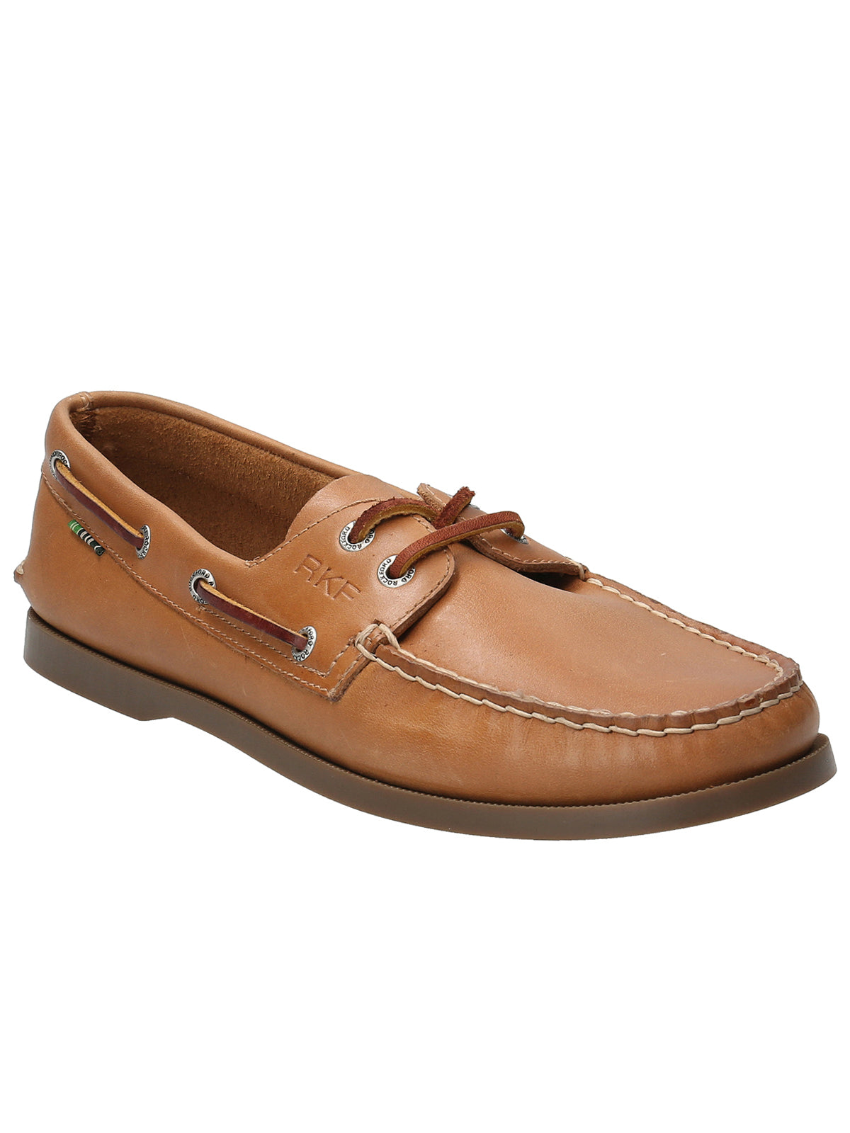 Zapato Cuero Hombre Boat Café Claro Rockford