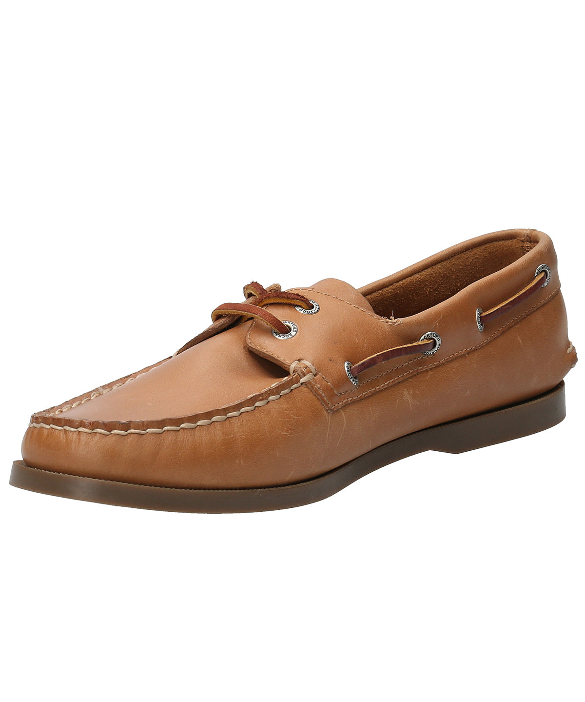 Zapato Cuero Hombre Boat Café Claro Rockford