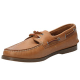 Zapato Cuero Hombre Boat Café Claro Rockford