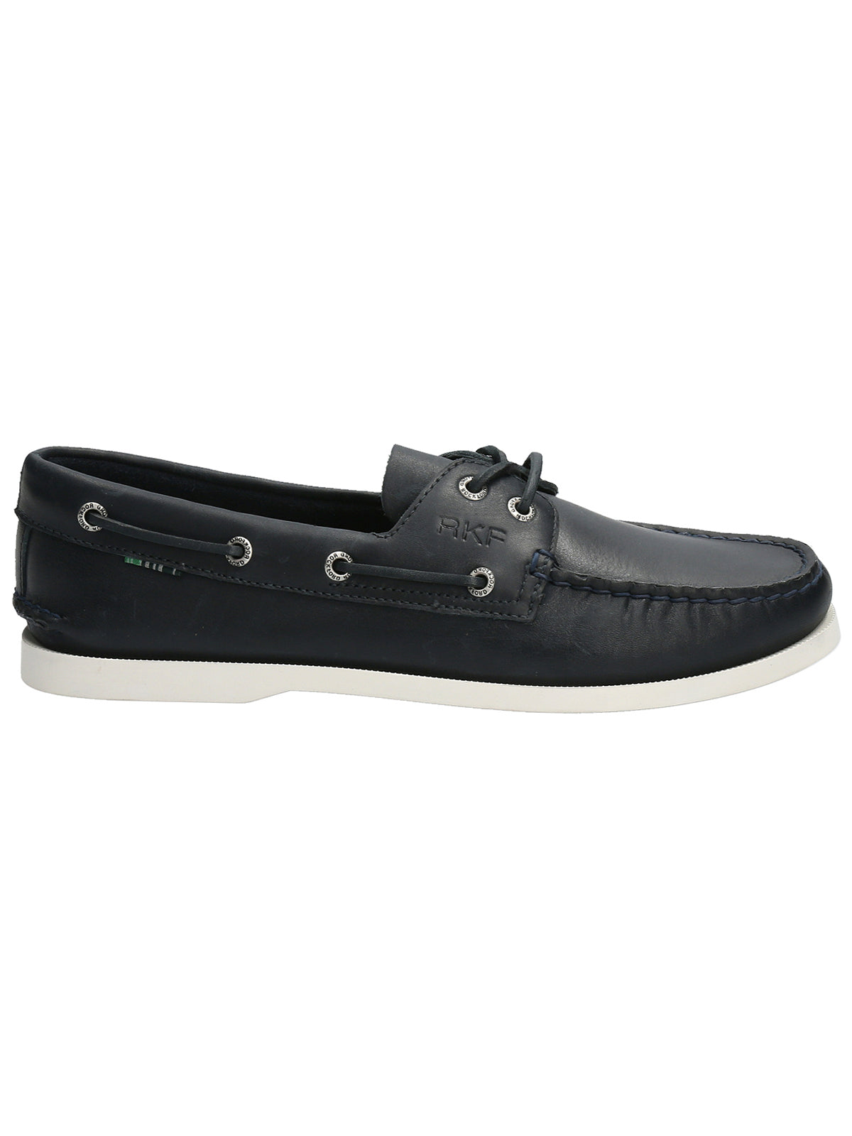 Zapato Cuero Hombre Boat Azul Rockford