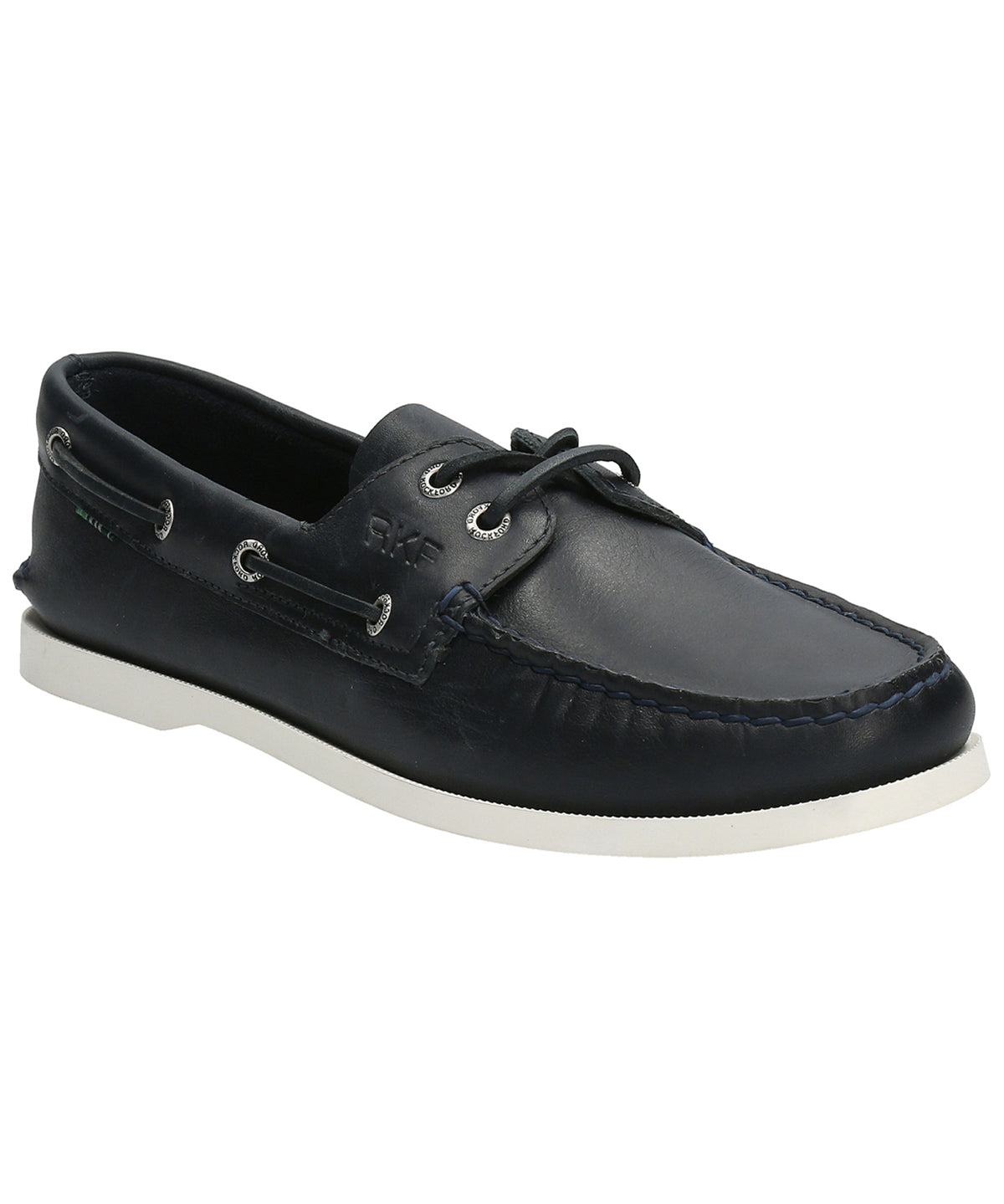 Zapato Cuero Hombre Boat Azul Rockford
