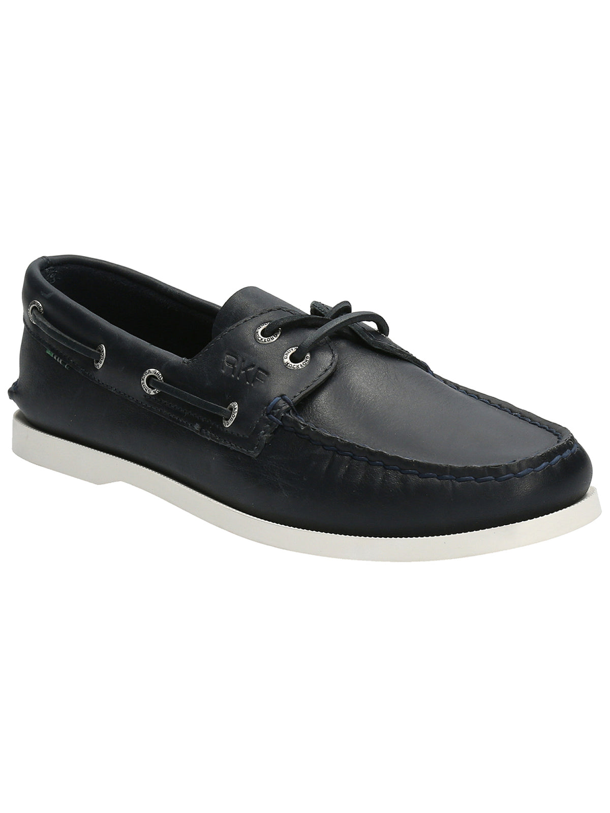 Zapato Cuero Hombre Boat Azul Rockford
