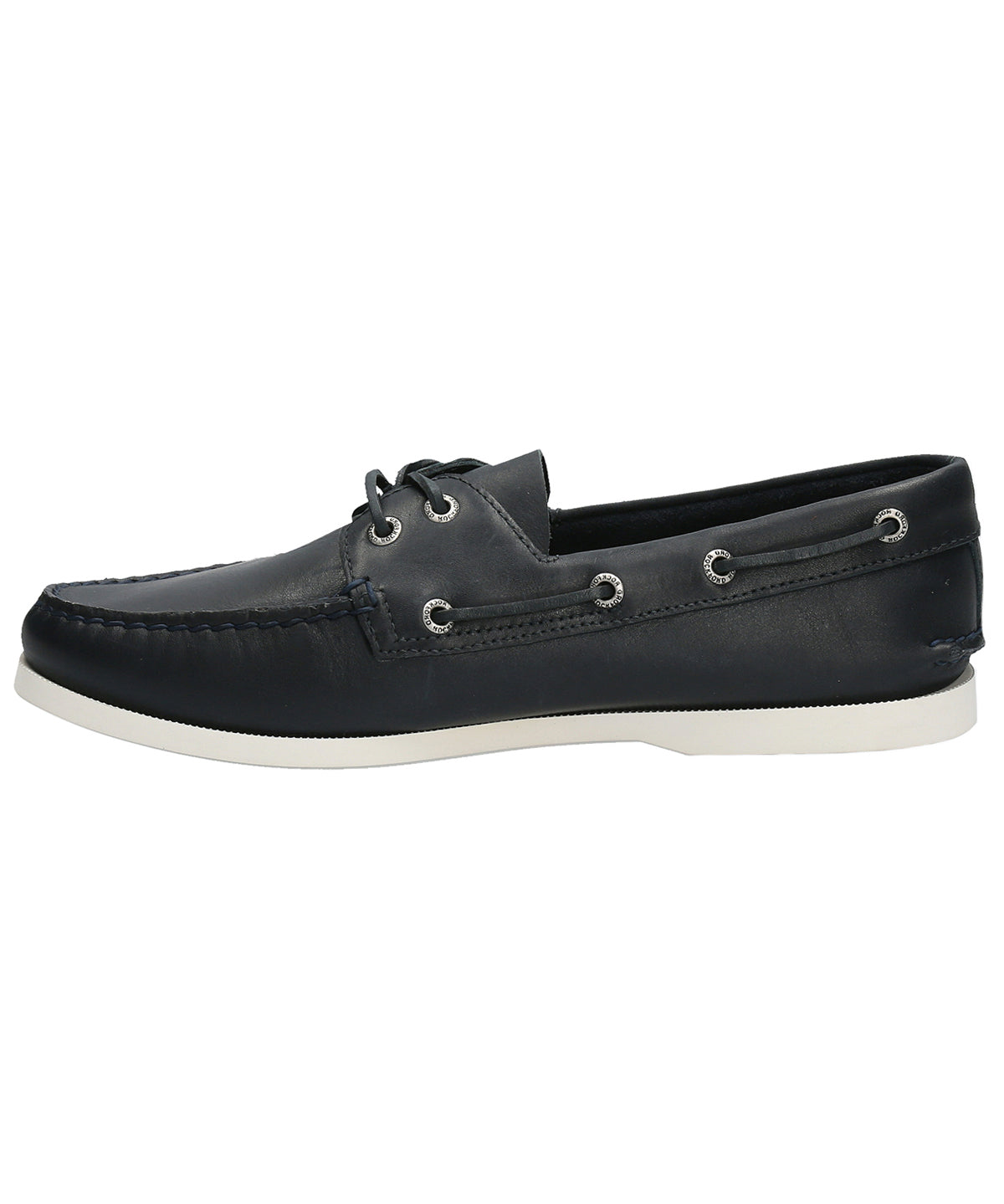 Zapato Cuero Hombre Boat Azul Rockford