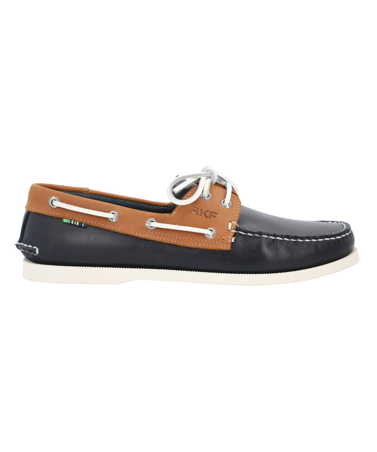 Zapato Cuero Hombre Boat Naranjo Rockford