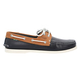 Zapato Cuero Hombre Boat Naranjo Rockford
