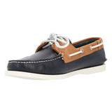 Zapato Cuero Hombre Boat Naranjo Rockford