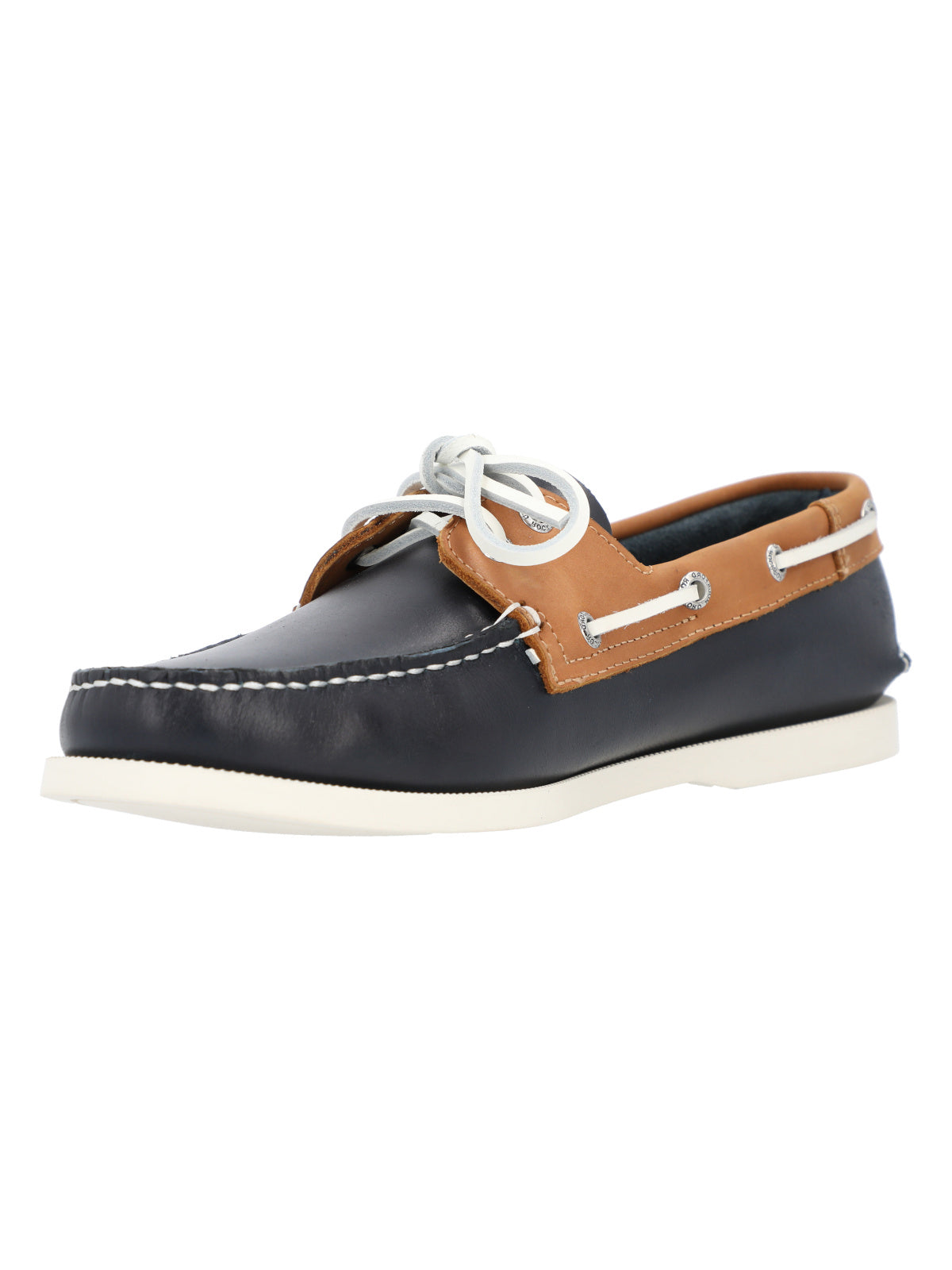 Zapato Cuero Hombre Boat Naranjo Rockford