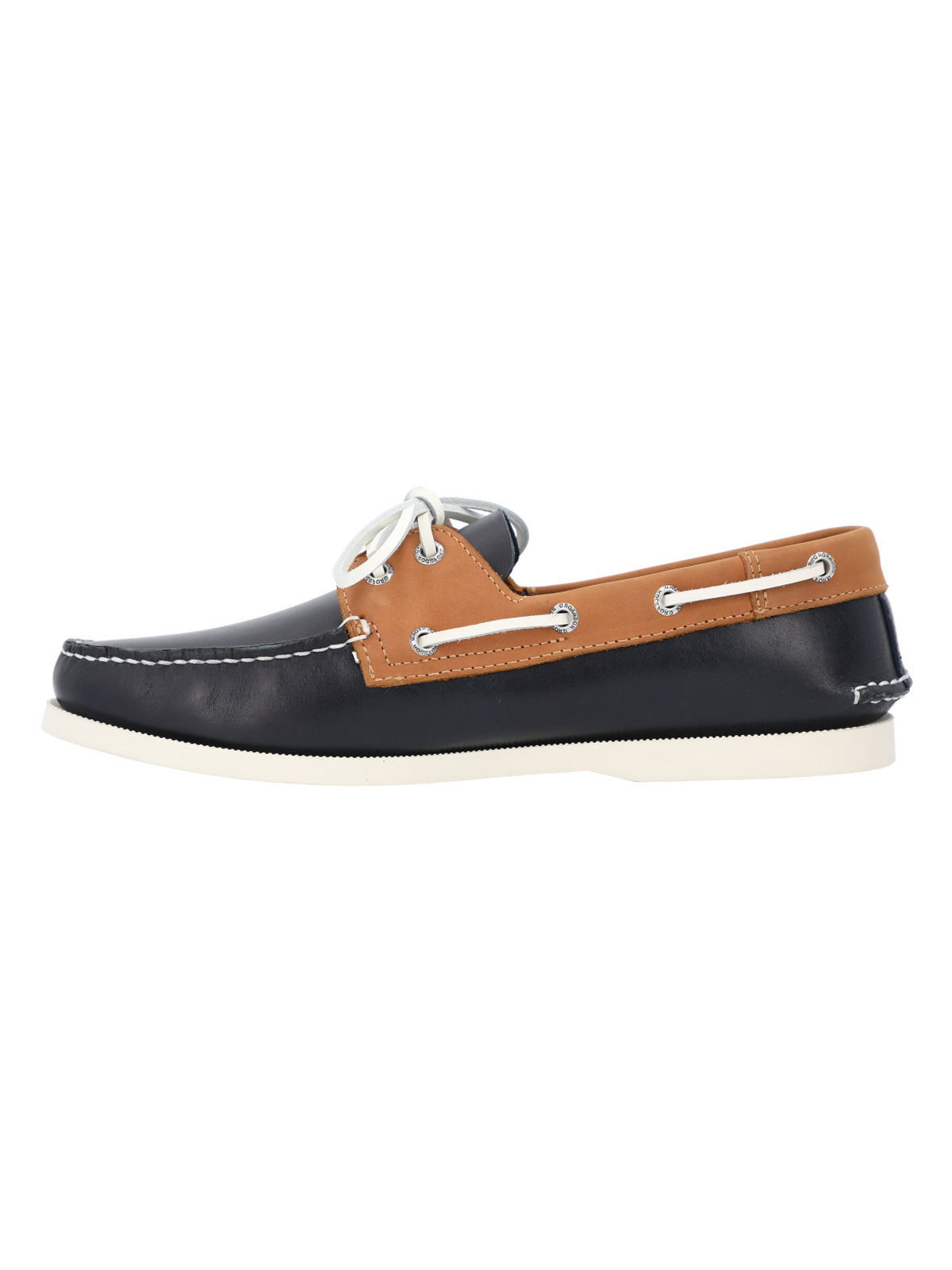 Zapato Cuero Hombre Boat Naranjo Rockford