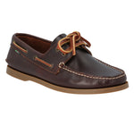 Zapato Cuero Hombre Boat Café Oscuro Rockford