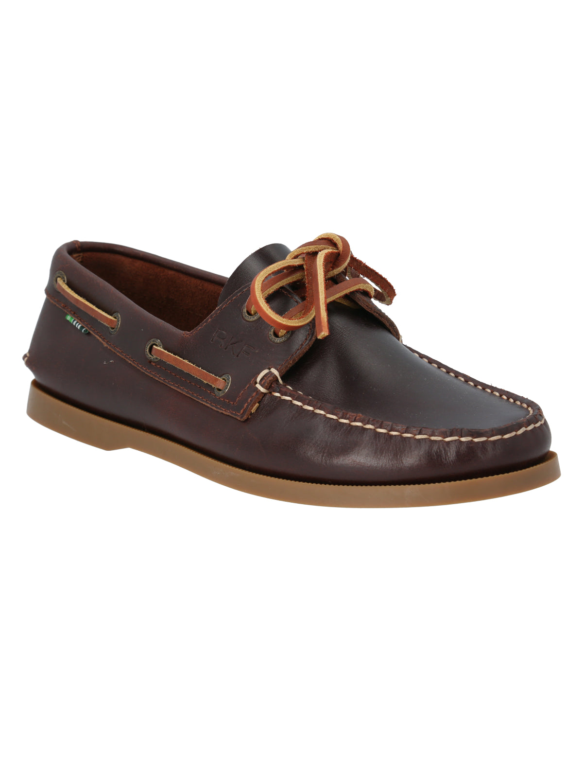 Zapato Cuero Hombre Boat Café Oscuro Rockford