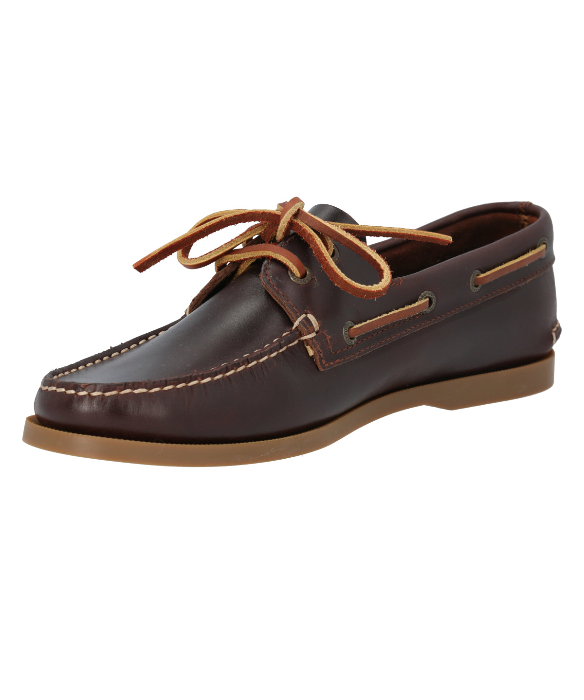 Zapato Cuero Hombre Boat Café Oscuro Rockford