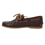 Zapato Cuero Hombre Boat Café Oscuro Rockford