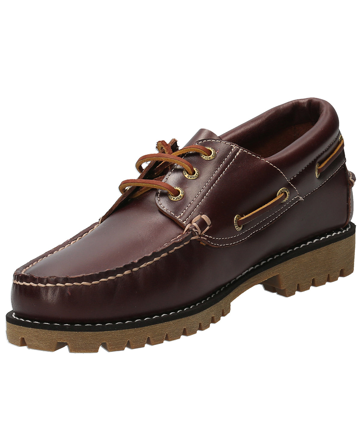 Zapato Cuero Hombre New Rocky Iv Café Oscuro Rockford