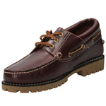 Zapato Cuero Hombre New Rocky Iv Café Oscuro Rockford