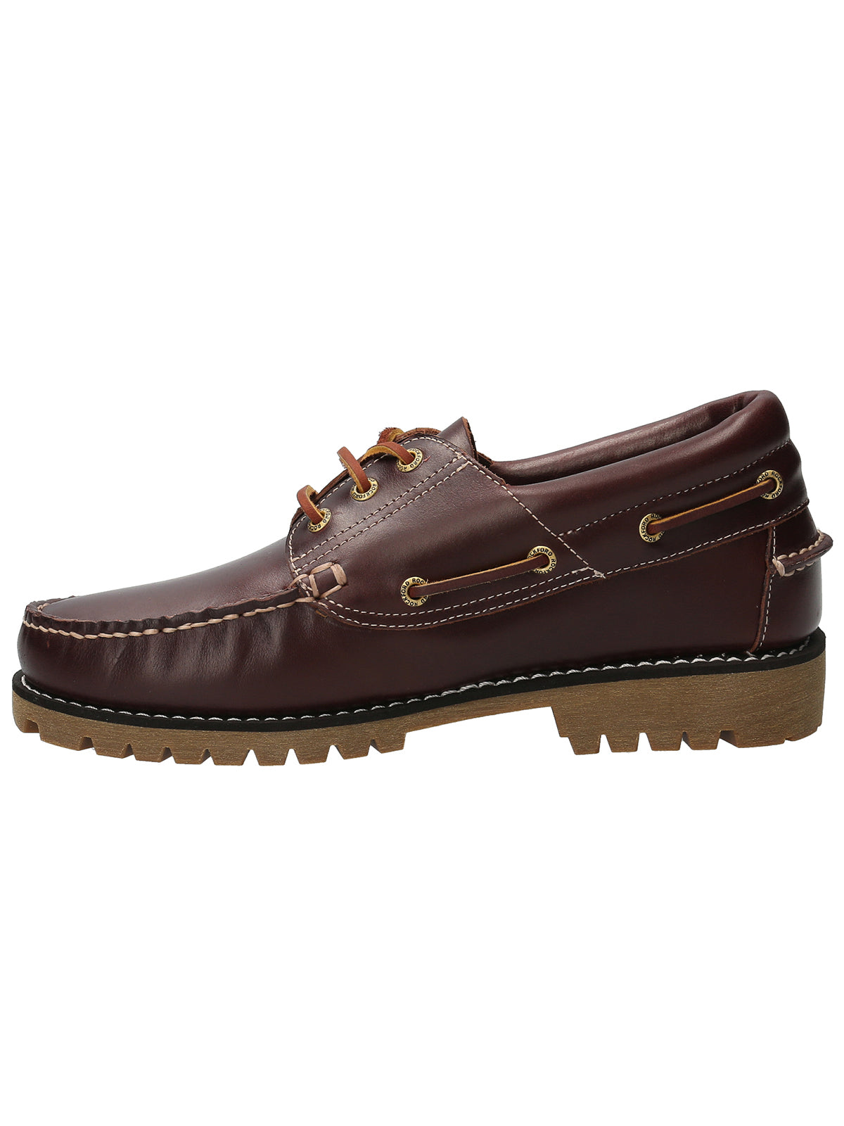 Zapato Cuero Hombre New Rocky Iv Café Oscuro Rockford