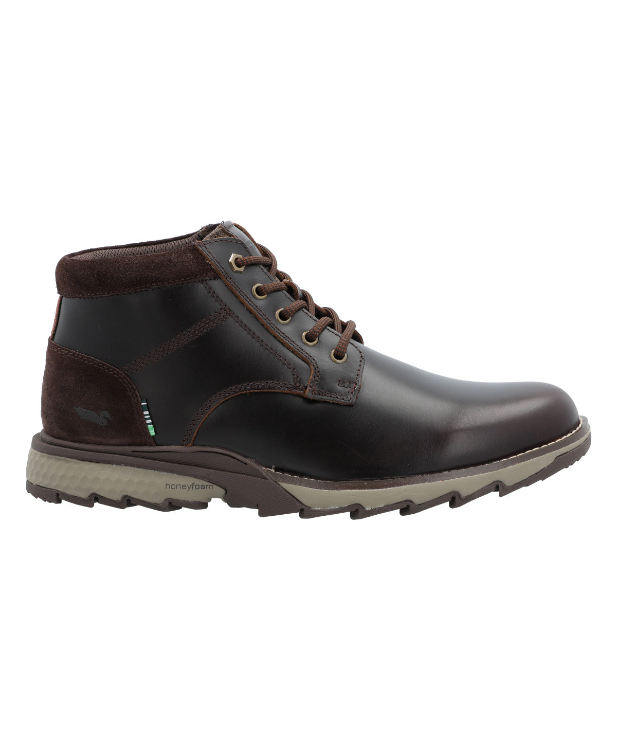 Botín Cuero Hombre Arvon Café Rockford