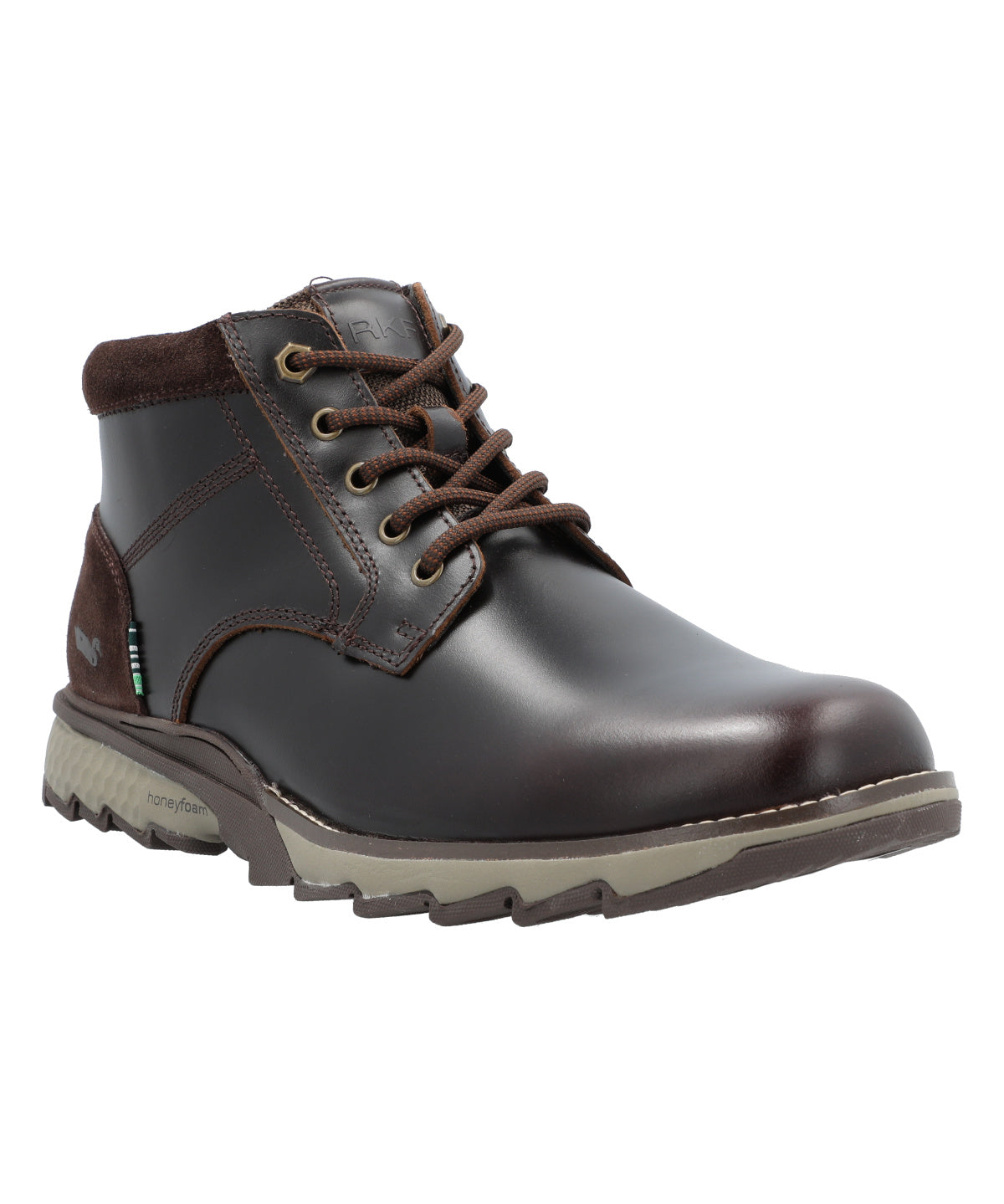 Botín Cuero Hombre Arvon Café Rockford