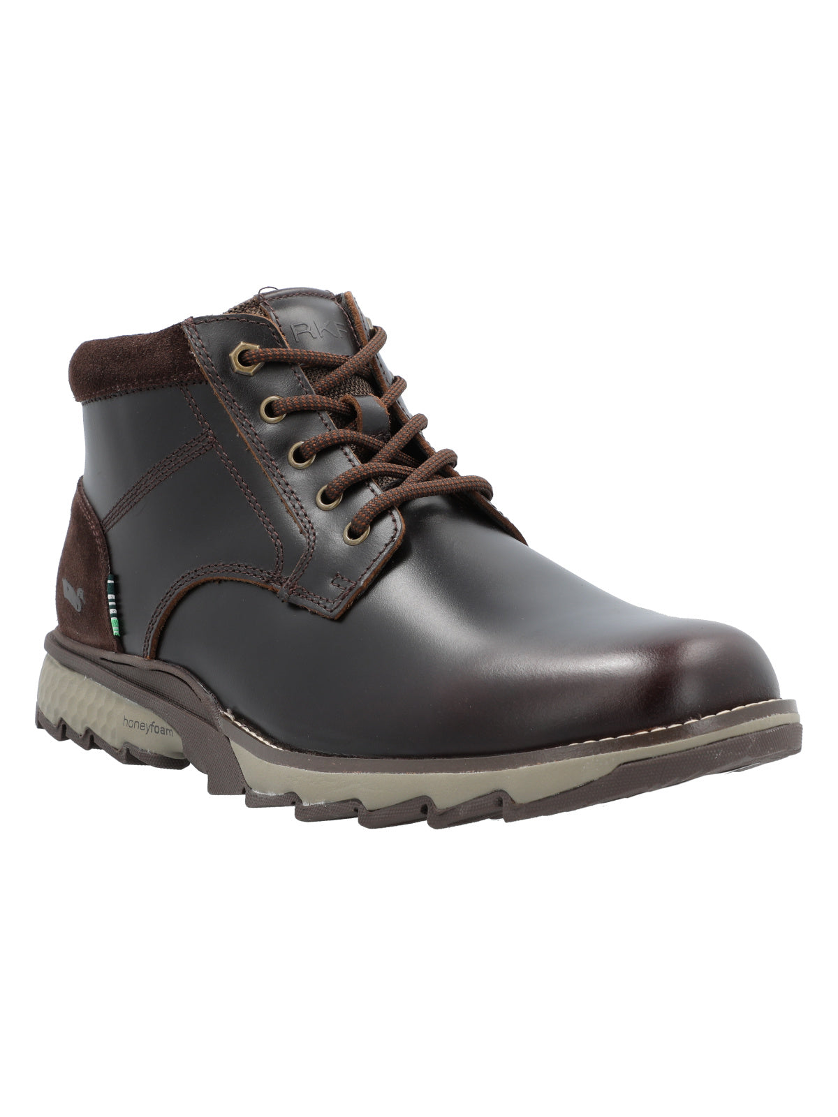 Botín Cuero Hombre Arvon Café Rockford