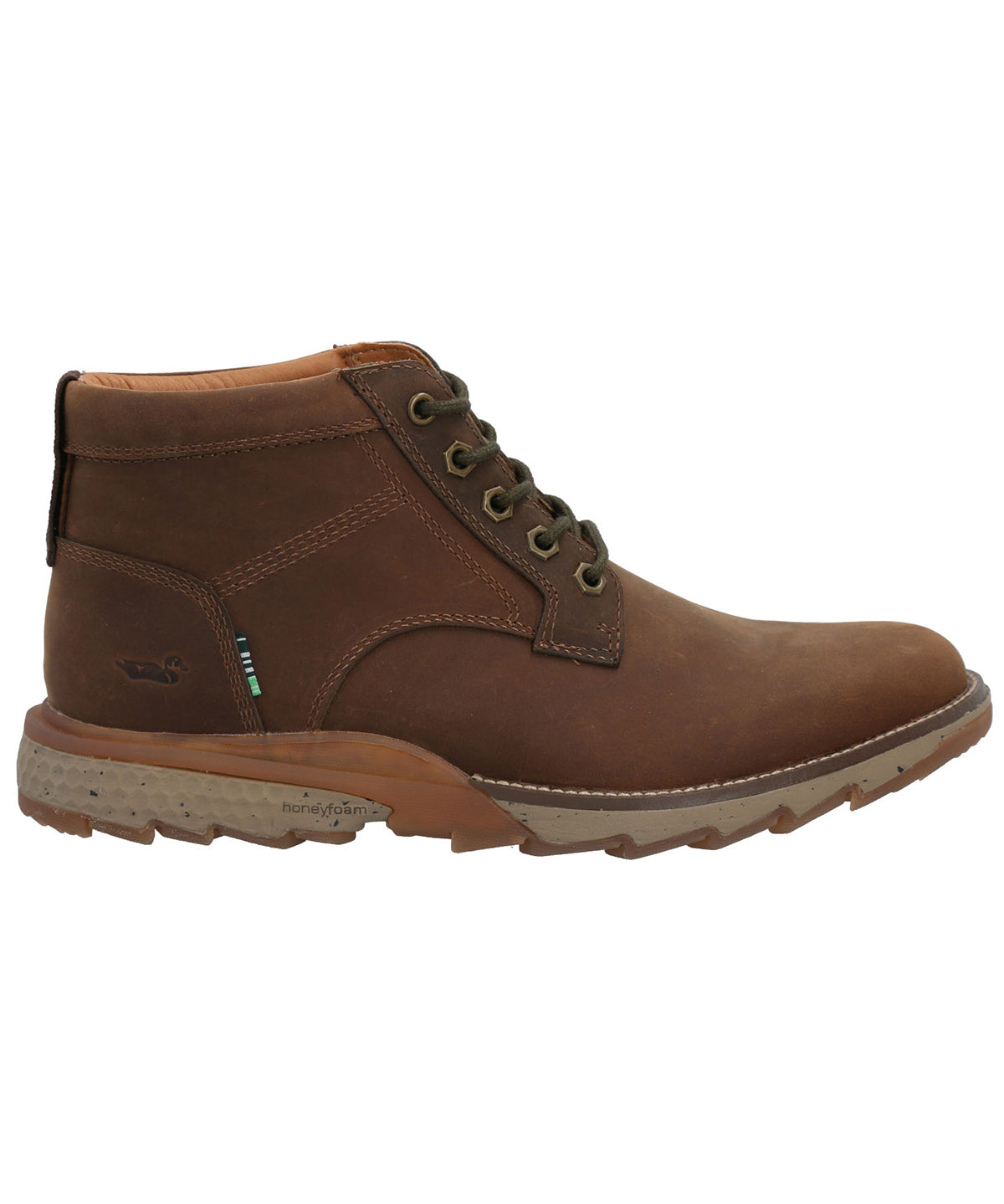 Botín Cuero Hombre Arvon Café Rockford