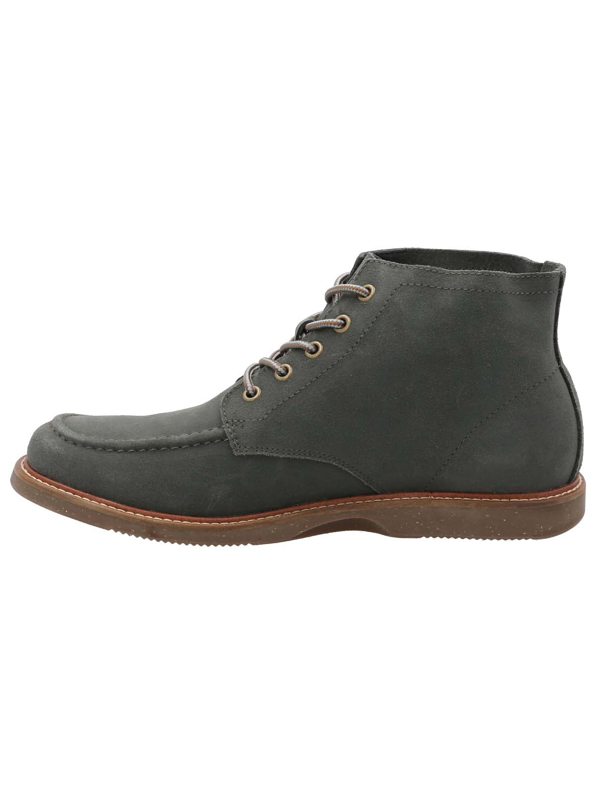 Botín Cuero Hombre Bisley Gris Rockford