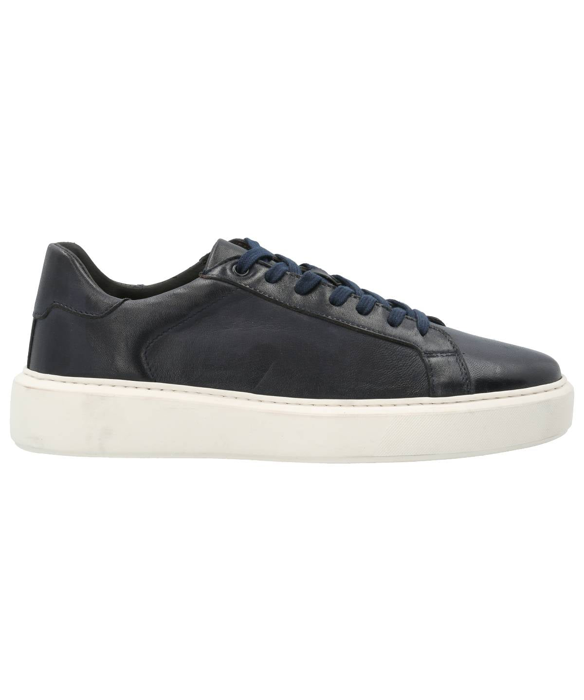 Zapato Cuero Hombre Volturno Azul Rockford