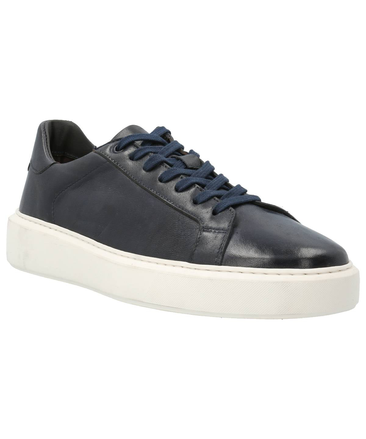 Zapato Cuero Hombre Volturno Azul Rockford