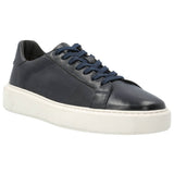 Zapato Cuero Hombre Volturno Azul Rockford