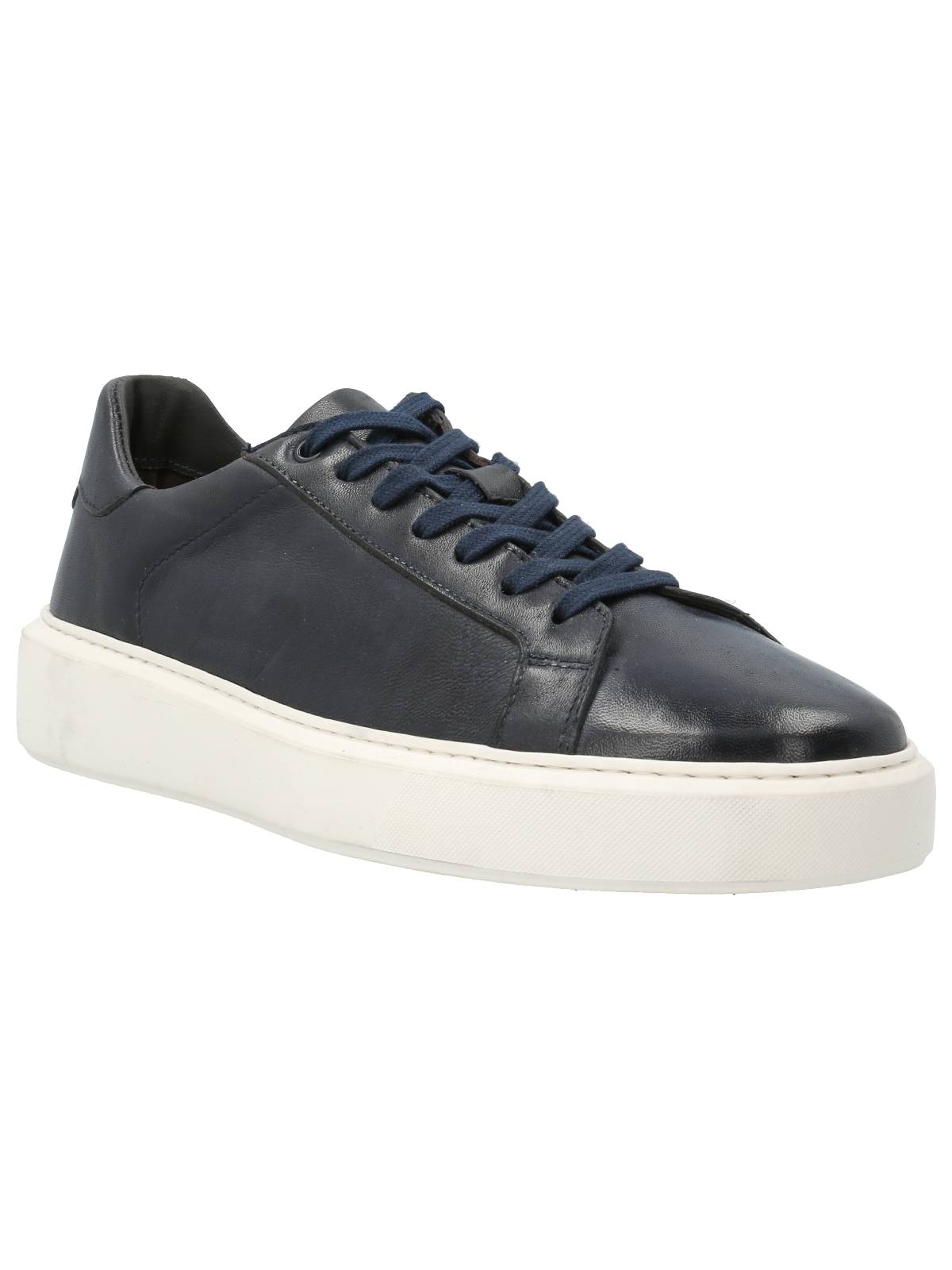 Zapato Cuero Hombre Volturno Azul Rockford